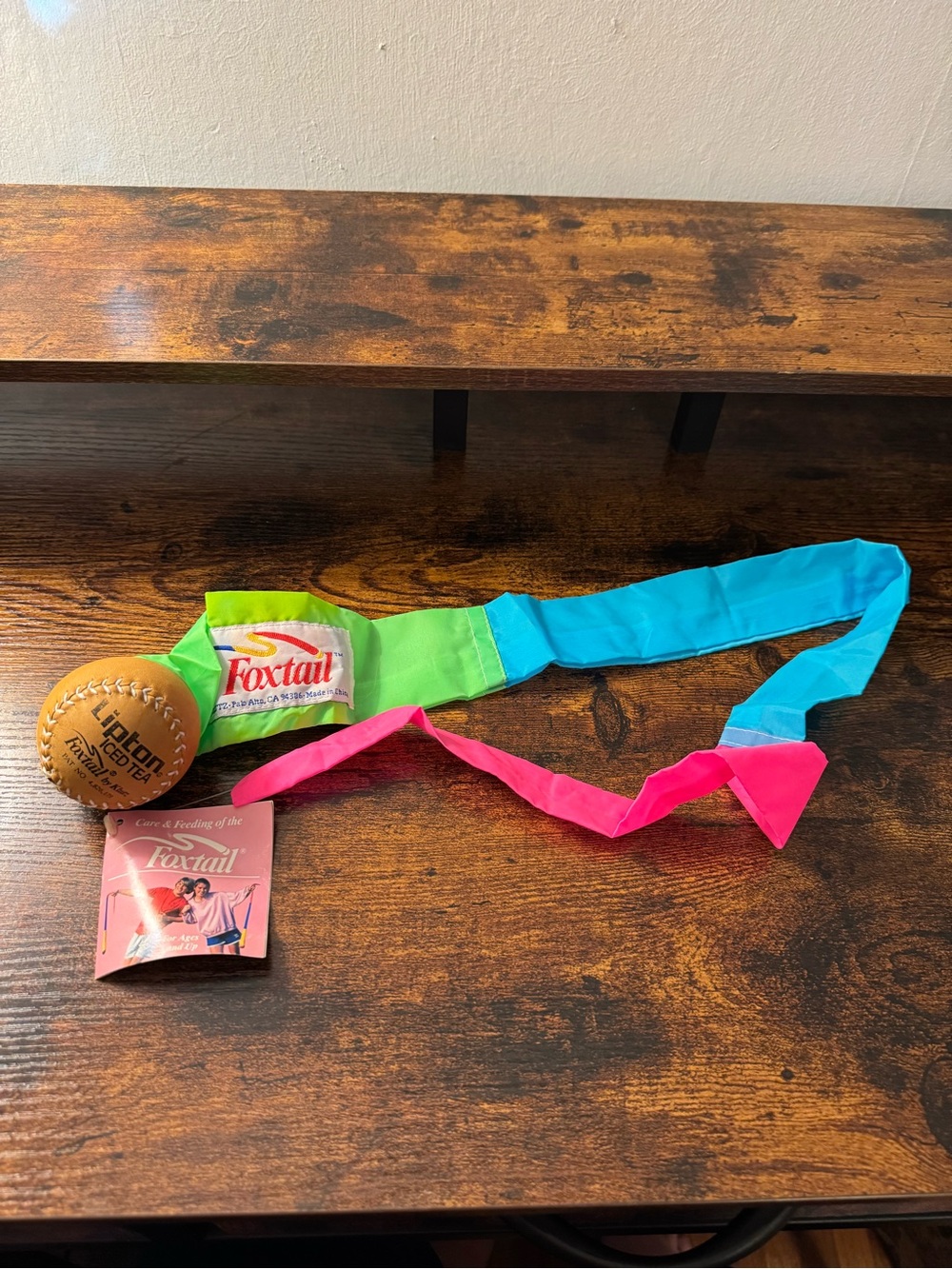 Vintage 1991 Lipton Foxtail Klutz Throw and Catch Ball